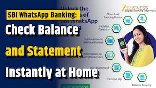 SBI WhatsApp Banking: Check Balance, Mini Statement and Loan Details Easily