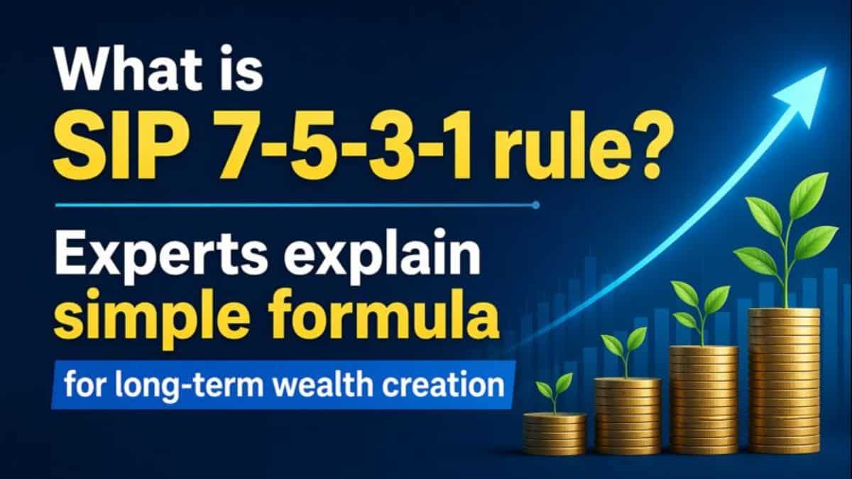 What is SIP 7-5-3-1 rule? Experts explain simple formula for long-term wealth creation