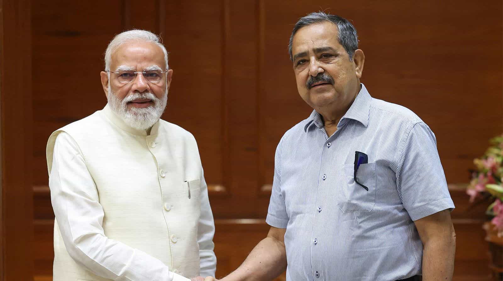 Ashok Lahiri assumes charge as NITI Aayog Vice Chairman, meets PM Modi in first official engagement