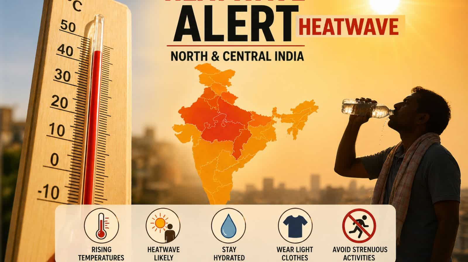 Hotter days ahead? IMD flags heatwave risk across North, Central India