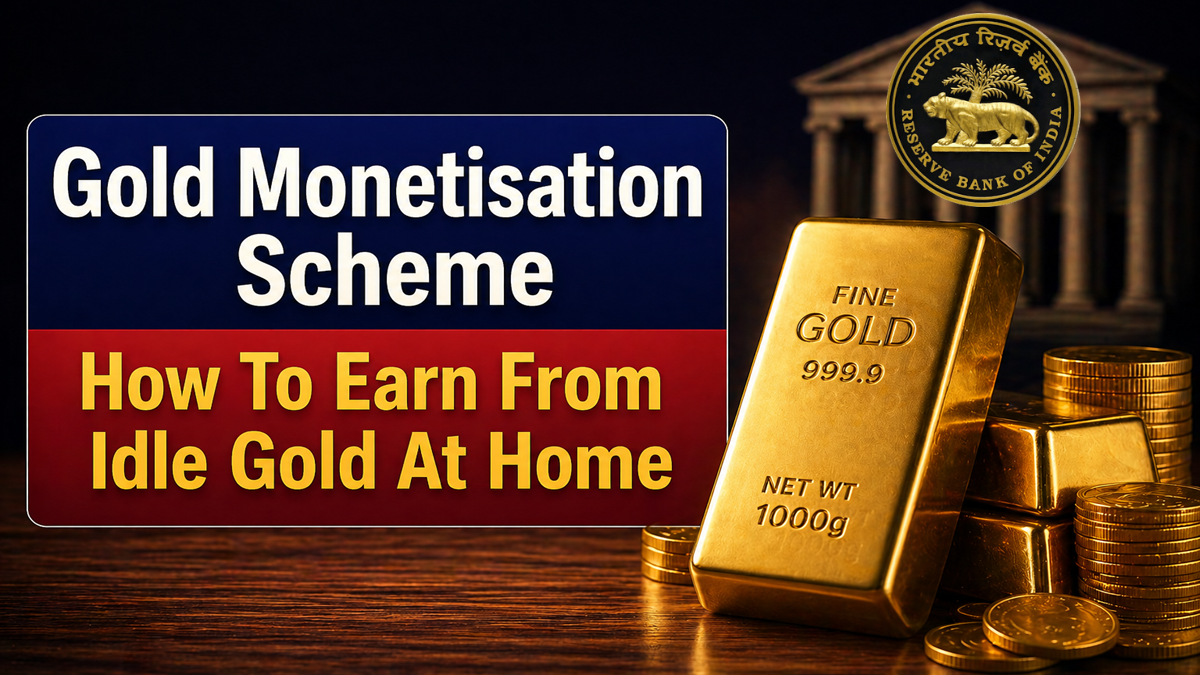 Exclusive: RBI Gold Monetisation Scheme—Earn from idle gold at home, rules explained