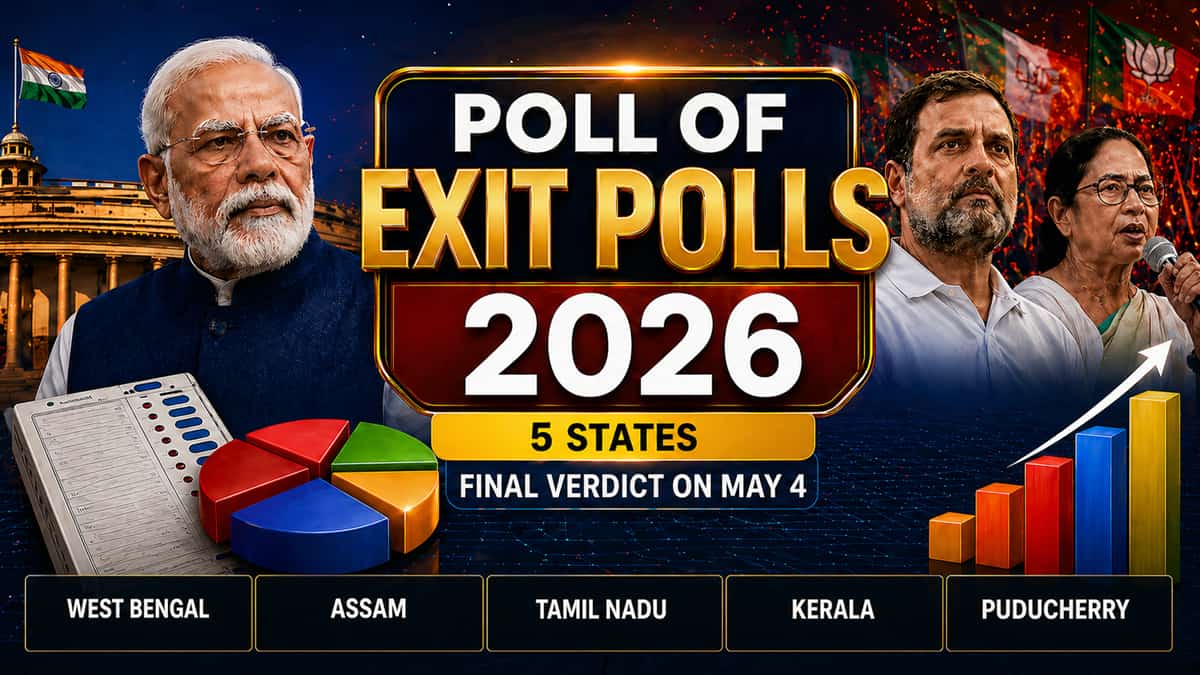 Poll of Exit Polls 2026: Close contest in West Bengal, NDA leads in Assam; Tamil Nadu turns multi-cornered, Kerala signals shift, NDA edges ahead in Puducherry
