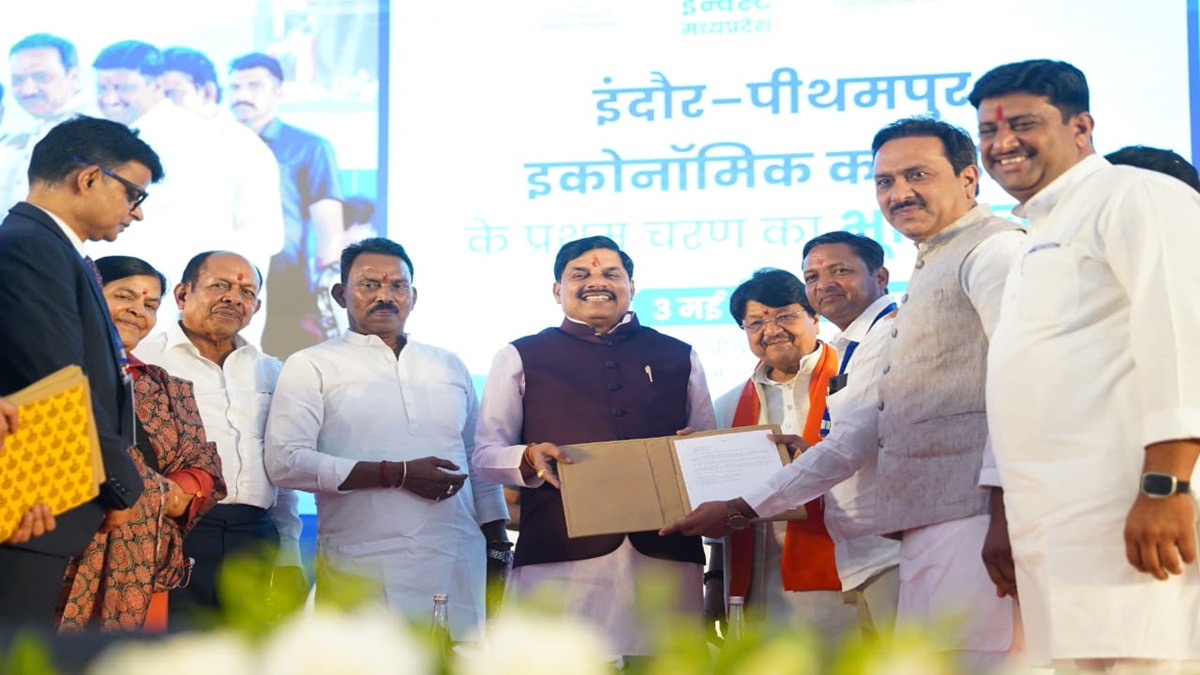 Indore–Pithampur Economic Corridor: CM Mohan Yadav lays foundation; farmers to get 60% developed land