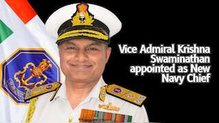 Vice Admiral Krishna Swaminathan appointed as New Navy Chief: Career, awards and key roles
