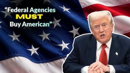 'Buy American, no excuses! Betrayal is over!' Trump tells federal US agencies