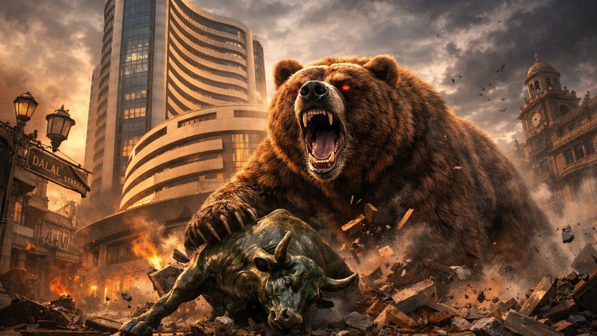 Closing Bell: Sensex, Nifty extend losses to over 4% in 4 sessions amid sell-off on D-Street