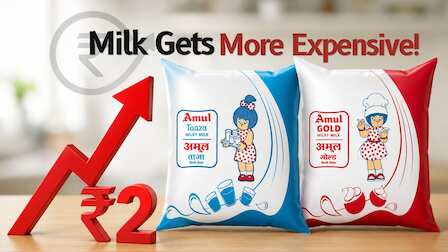 Milk gets more expensive! Amul, Mother Dairy hike rates by Rs 2; check new  prices