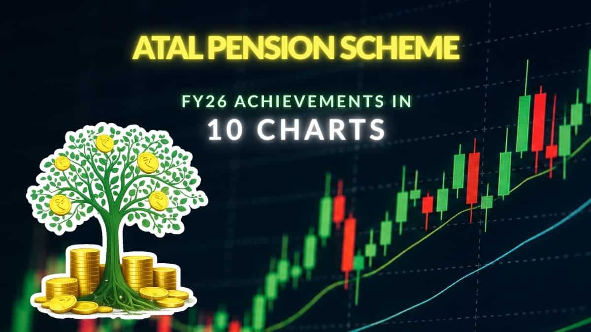 Atal Pension Yojana FY26 achievements explained in 10 charts