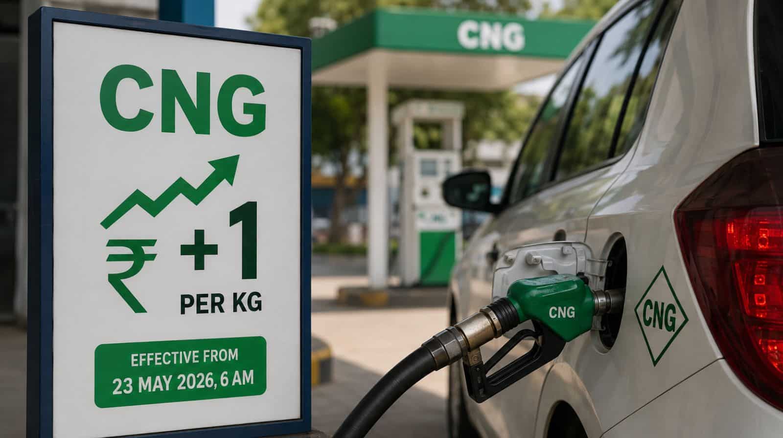 After petrol-diesel, CNG prices hiked by Rs 1 per kg today; third increase in May