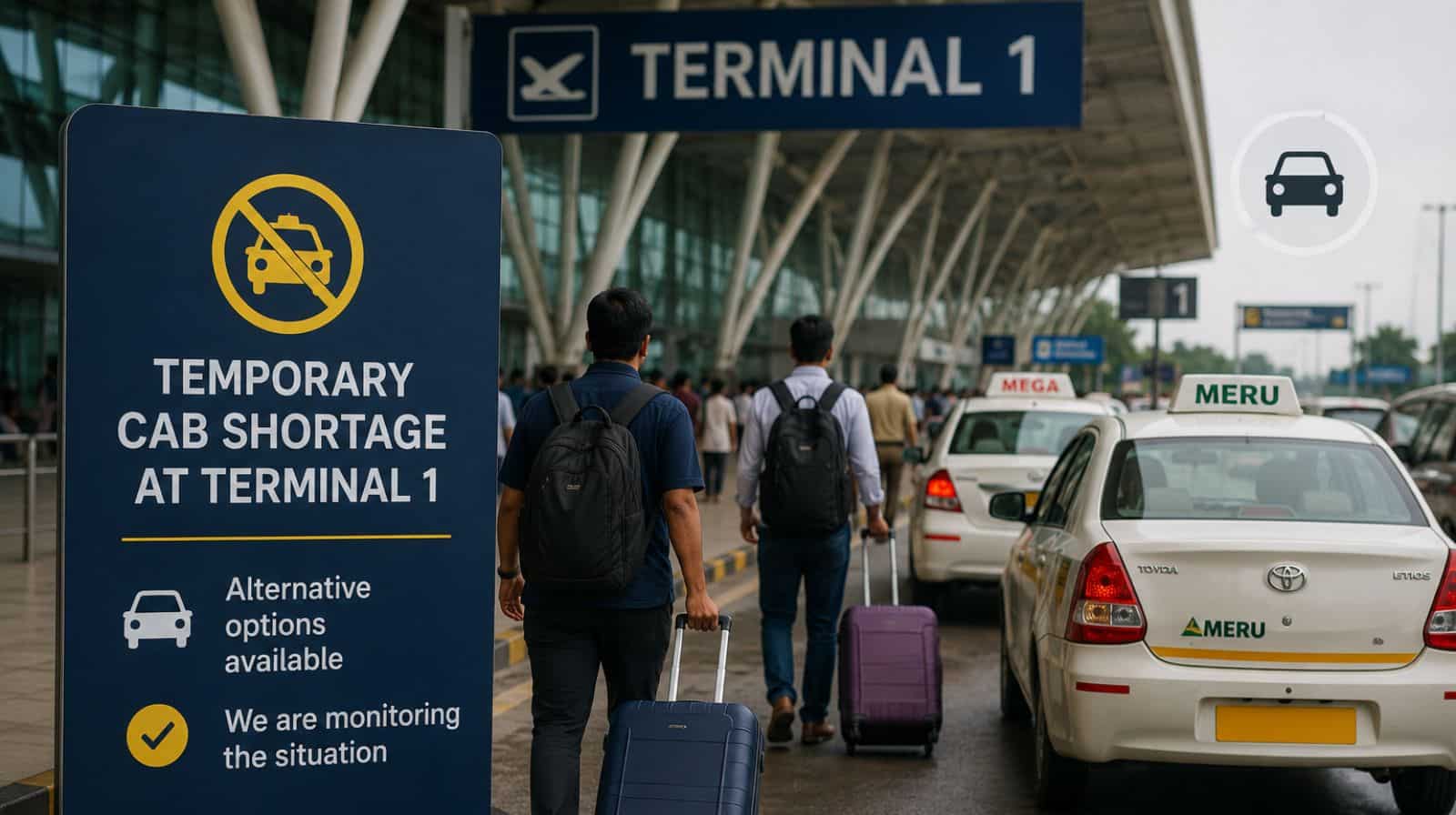 Facing cab delays at Delhi Airport T1? Here's what passengers need to know