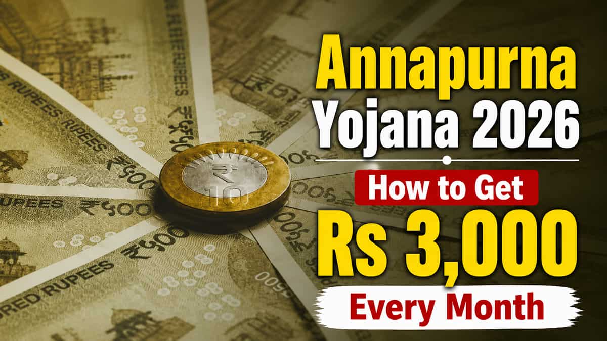 Annapurna Yojana 2026: Who is eligible for Rs 3,000 monthly benefit? Check application process