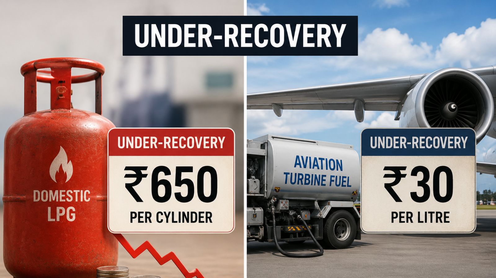 Domestic LPG under-recovery at Rs 650 per cylinder, ATF losses at Rs 30 per litre: Petroleum Ministry