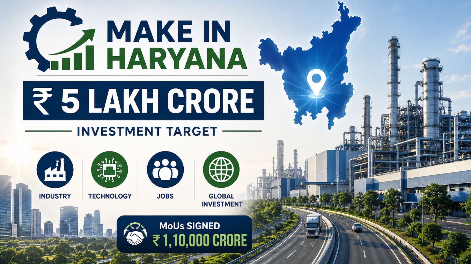 Haryana eyes global investment leadership as CM launches Rs 5 lakh crore industrial policy