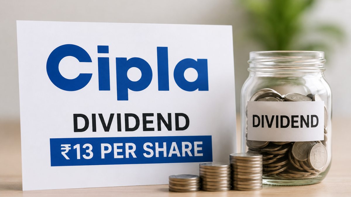 650% Dividend Alert: Cipla shares to turn ex-dividend on this date; are you eligible for the Rs 13 payout?