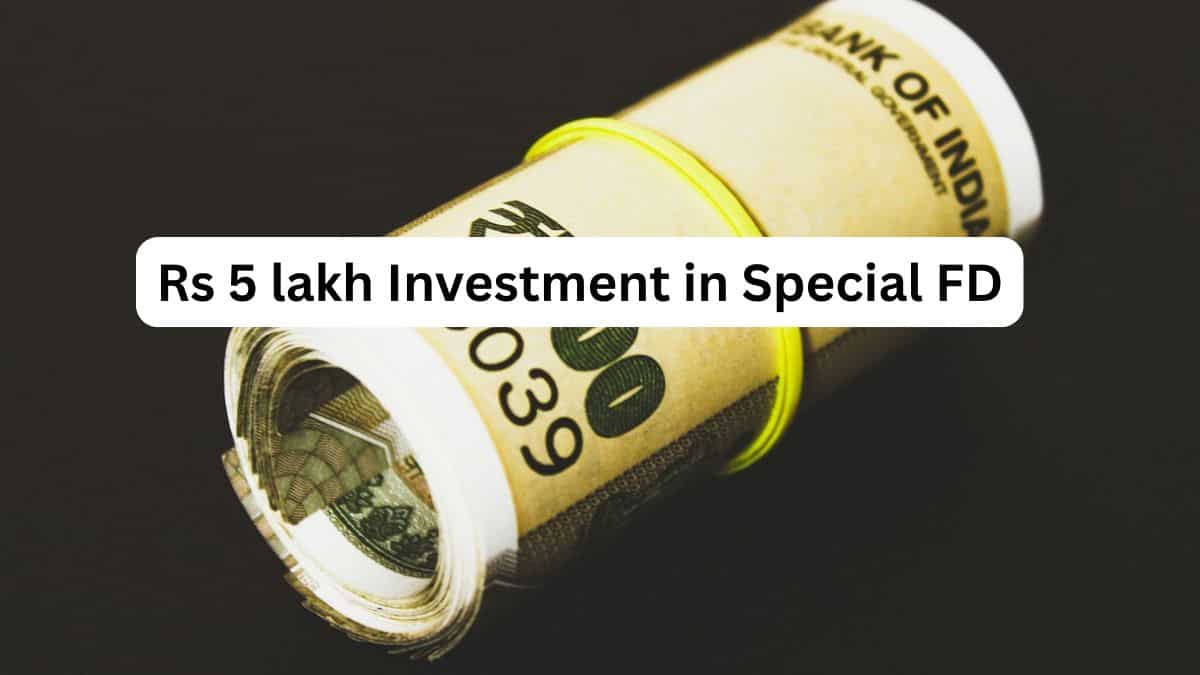 Rs 5 lakh Investment in Special FD: Here's what senior citizens can get on Rs 5,00,000 deposit in PSU banks' special fixed deposit schemes