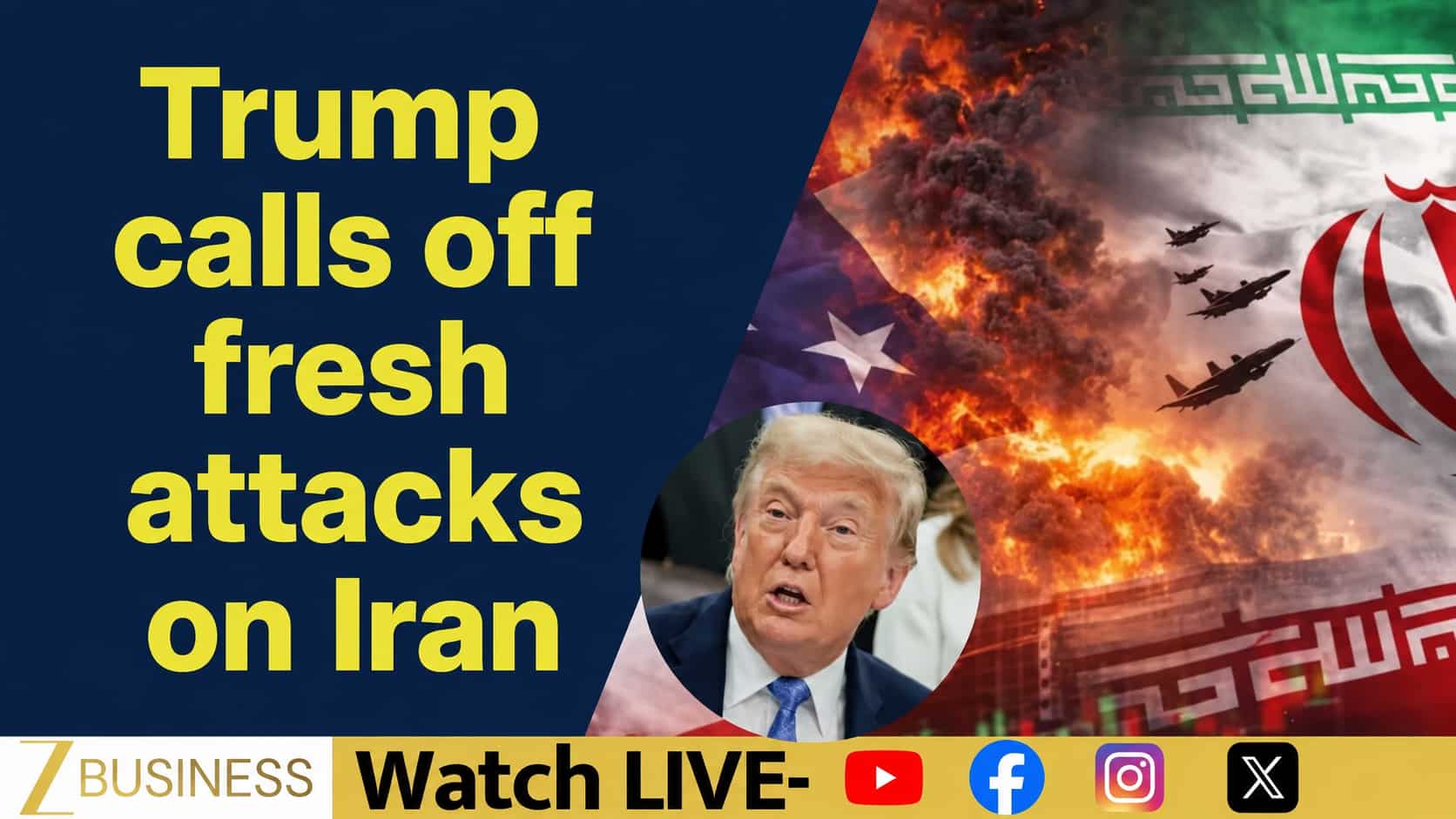 Trump calls off planned attack on Iran, hopes deal could be signed soon