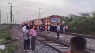 Morena Train Accident: Udaipur Intercity train passengers struck by passing train after alarm chain pulling in Morena