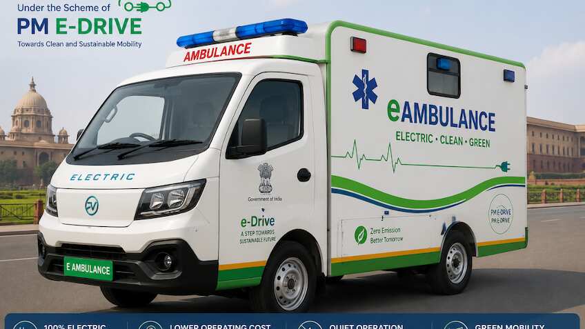 Govt unveils Rs 500 crore incentive scheme for electric ambulances under PM E-DRIVE
