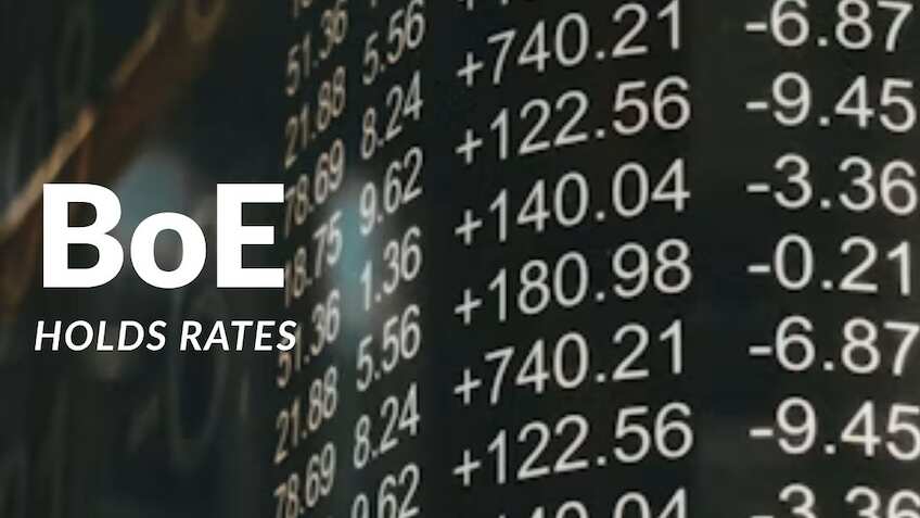After Fed, BoE holds key lending rates; 2 in 7 vote for change in stance
