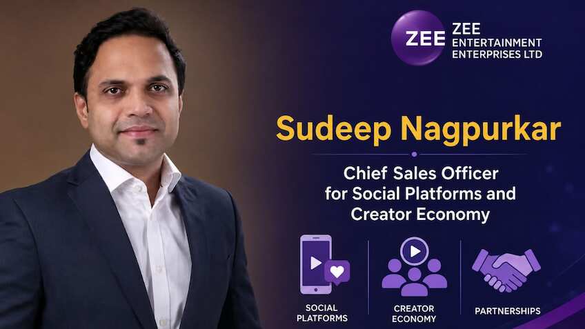 'Z' appoints Sudeep Nagpurkar as Chief Sales Officer for social platforms and creator economy