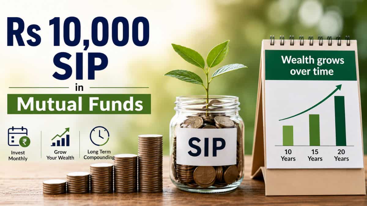 Rs 10,000 SIP in Mutual Funds: See how your investment could grow in 10, 15 and 20 years