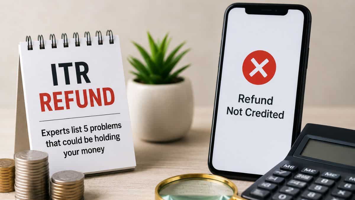 ITR refund not credited to account? Experts list 5 problems that could be holding your money