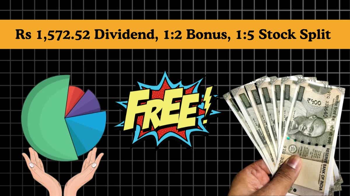 Rs 1,572.52 Dividend, 1:2 Bonus, 1:5 Stock Split: 61 stocks to turn ex