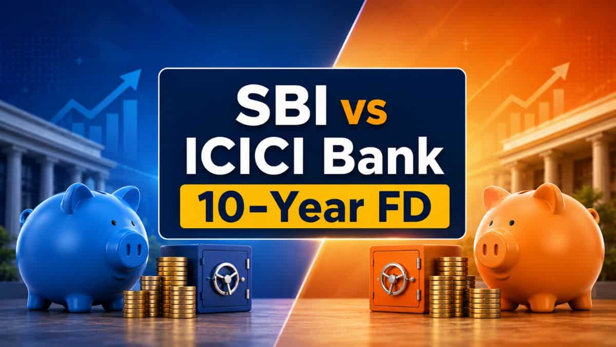 SBI vs ICICI Bank 10-Year FD: Which gives better returns on Rs 7 lakh, Rs 14 lakh and Rs 21 lakh to senior citizens and others?