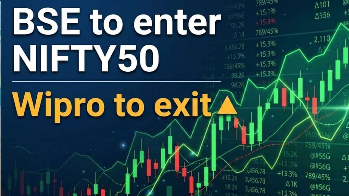 Photo: Zee Business BSE to Replace Wipro in Nifty 50 Index in Major Semi-Annual Overhaul