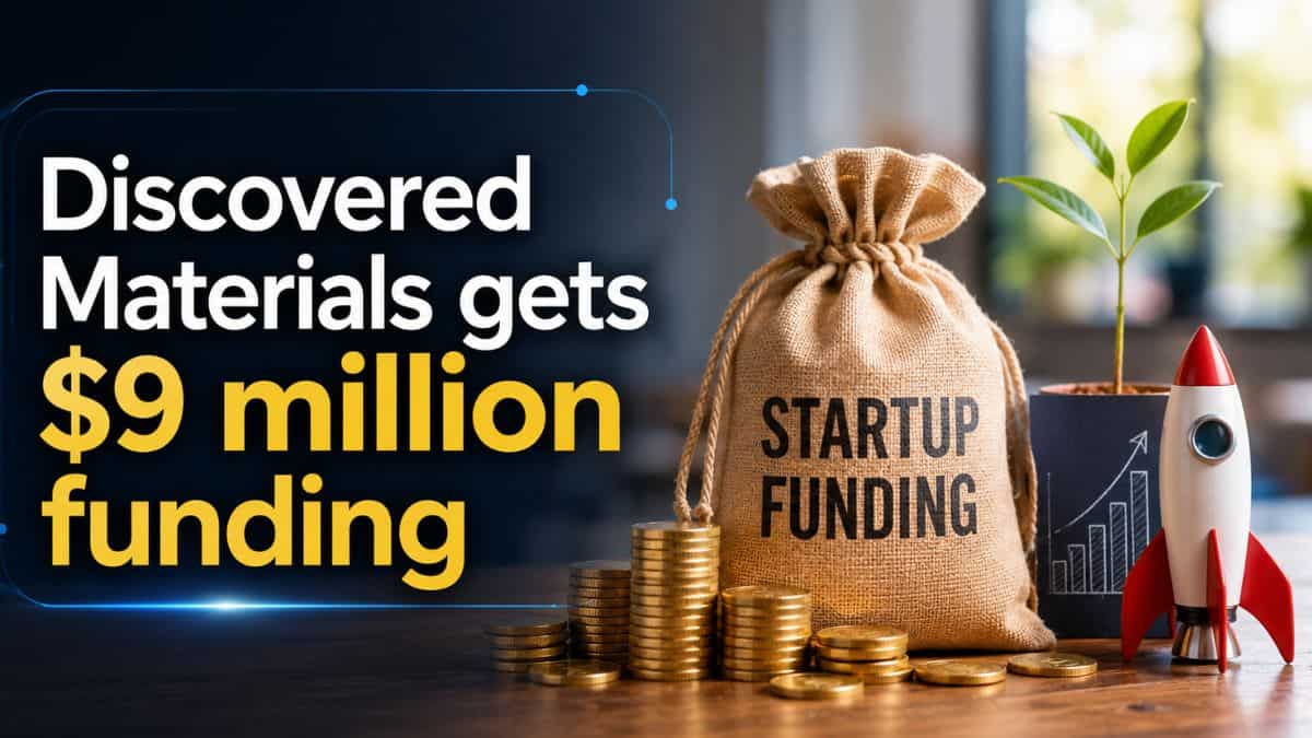 Discovered Materials raises $9M seed led by Lightspeed India Partners to speed AI-driven materials discovery for semiconductor chips