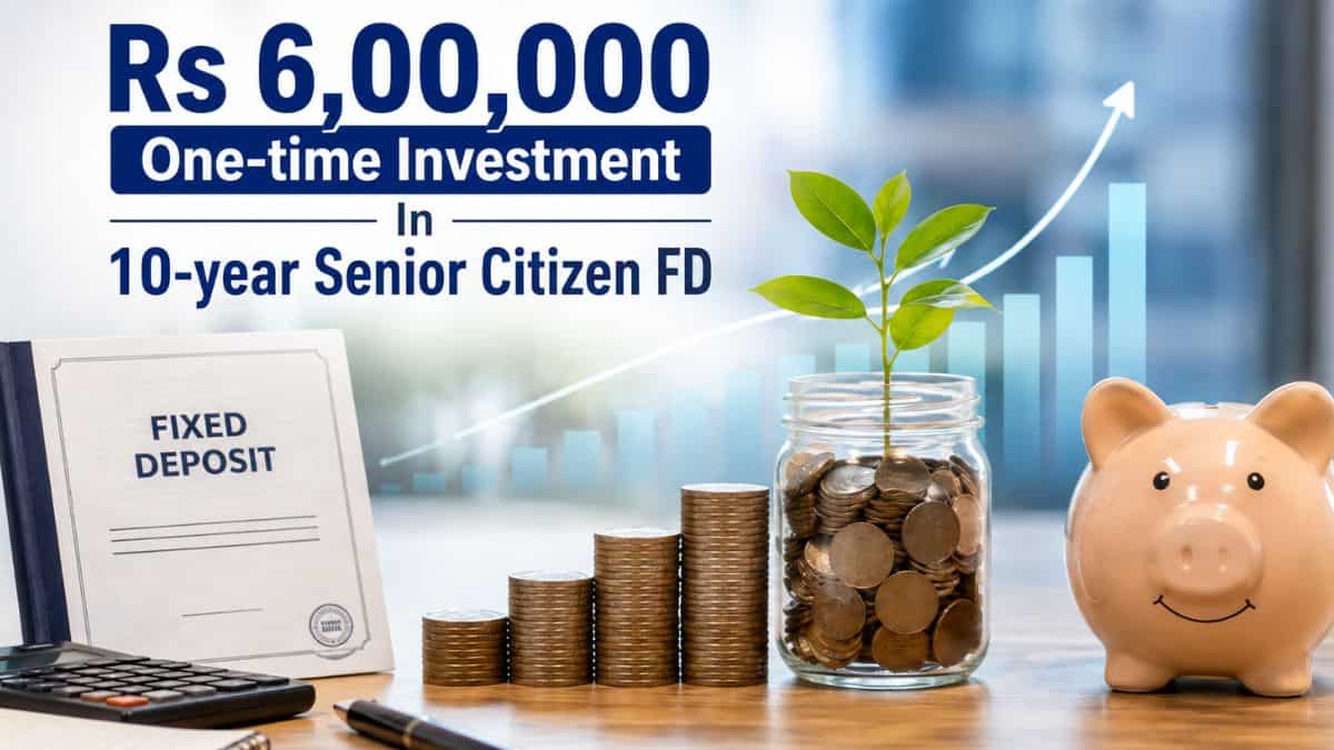 Rs 6,00,000 Investment in 10-year Senior Citizen FD: SBI, BoB, HDFC Bank, ICICI Bank, or PNB — which can double your money?