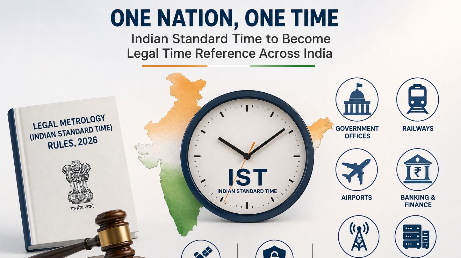 One Nation, One Time: Indian Standard Time to become legal time reference across India