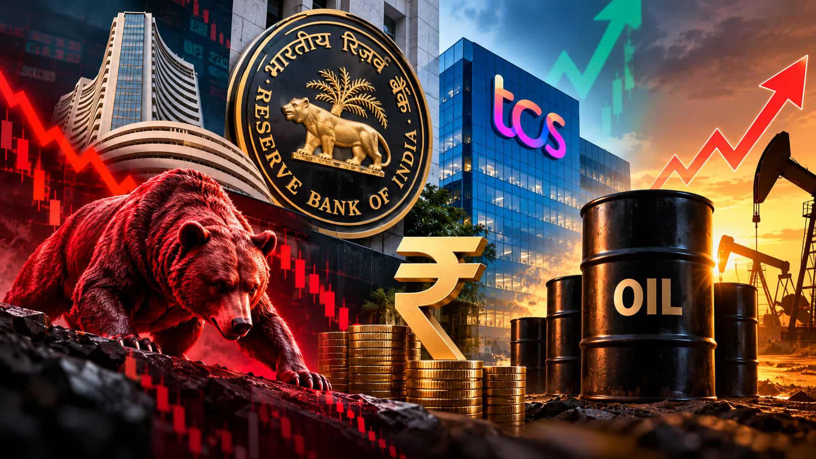 Indian Stock Market Outlook: RBI policy, TCS results, crude oil to set market tone this week