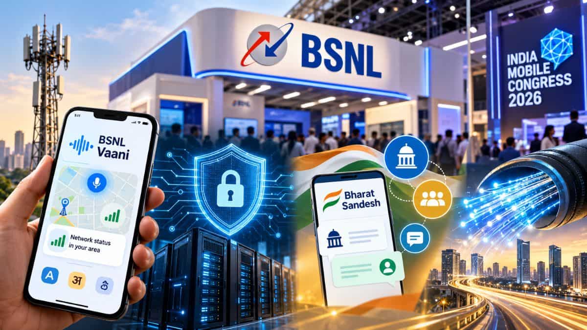 BSNL unveils four new initiatives at IMC 2026: How Vaani, Bharat Sandesh and AI security could change telecom services