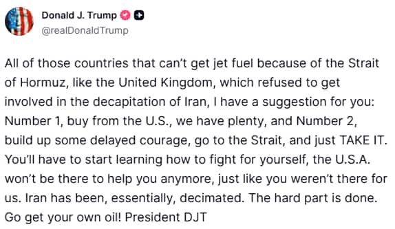 donald trump truth social