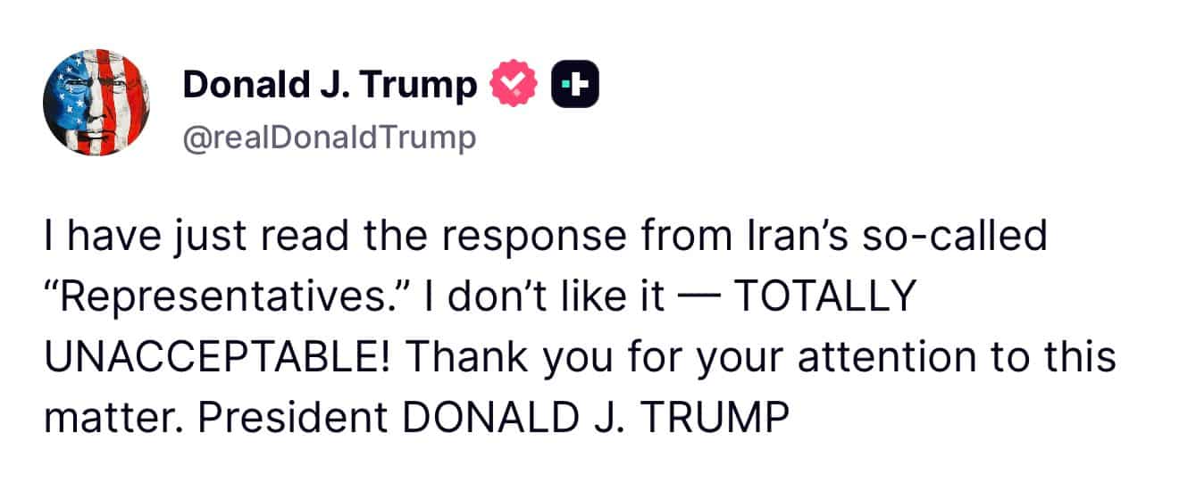 donald trump truth social