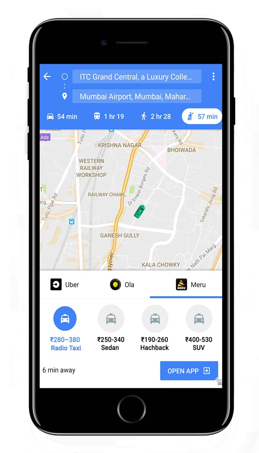 Meru Cabs ties up with Google Maps for taxi booking service integration ...