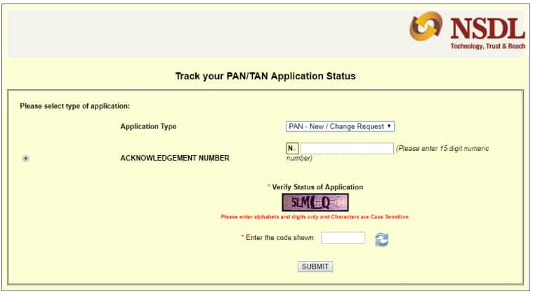 track-your-pan-card-application-status-without-acknowledgement-number