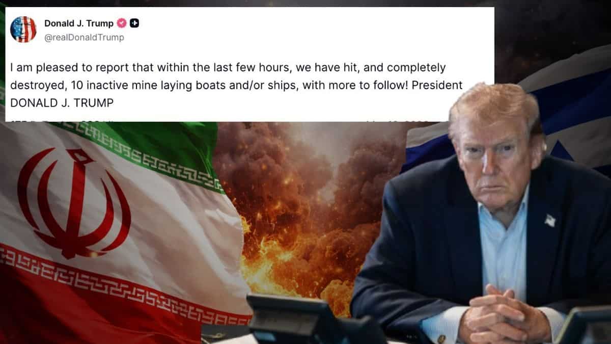 Trump truth social post on Iran