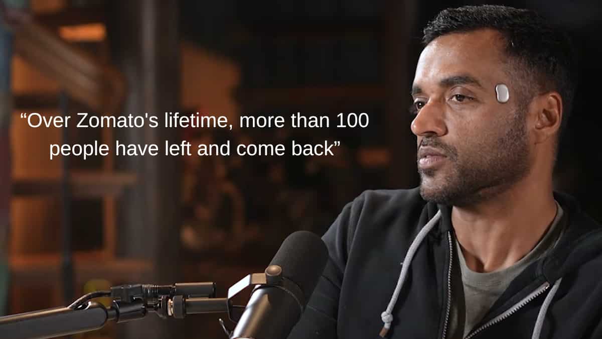 zomato deepinder goyal podcast, zomato co-founder exits, why co-founders left zomato, deepinder goyal, 10 minutes delivery