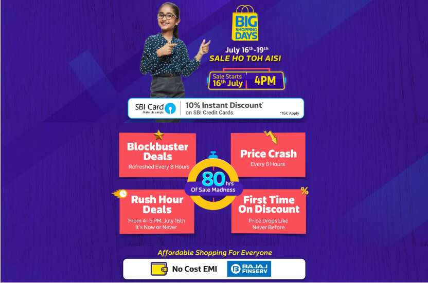 Ahead of  Prime Day, Flipkart now unveils 'Big Shopping Days' sale on  same day; know best deals