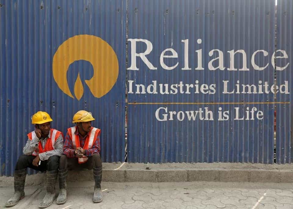 reliance share price BSE NSE RIL today