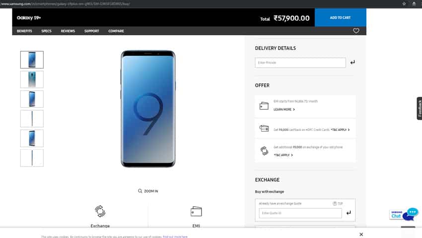Samsung S9+ discount and offers