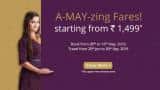 Vistara announces &quot;A-May-Zing&quot; offer, starting from just Rs 1,499