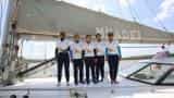 Indian Navy’s first all-women crew sails into Port Louis, Mauritius 