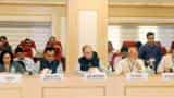 GST Council meet gets underway in Guwahati, Congress protests