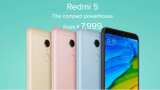 Xiaomi Redmi 5 sale tomorrow; get smartphone at Rs 5,799 at mi.com, Amazon India;  100GB data on offer too    
