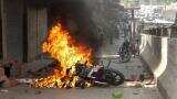 Bharat bandh: Protesters torch buses, pelt stones in Uttar Pradesh; CM Yogi Adityanath calls for peace Bharat bandh: Protesters torch buses, pelt stones in Uttar Pradesh; CM Yogi Adityanath calls for peace