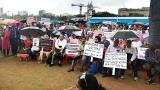 2,500 duped homebuyers stage protest in Mumbai; demand relief 2,500 duped homebuyers stage protest in Mumbai; demand relief