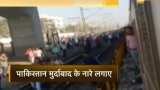 Local trains in Mumbai stopped as people protest against Pulwama attack